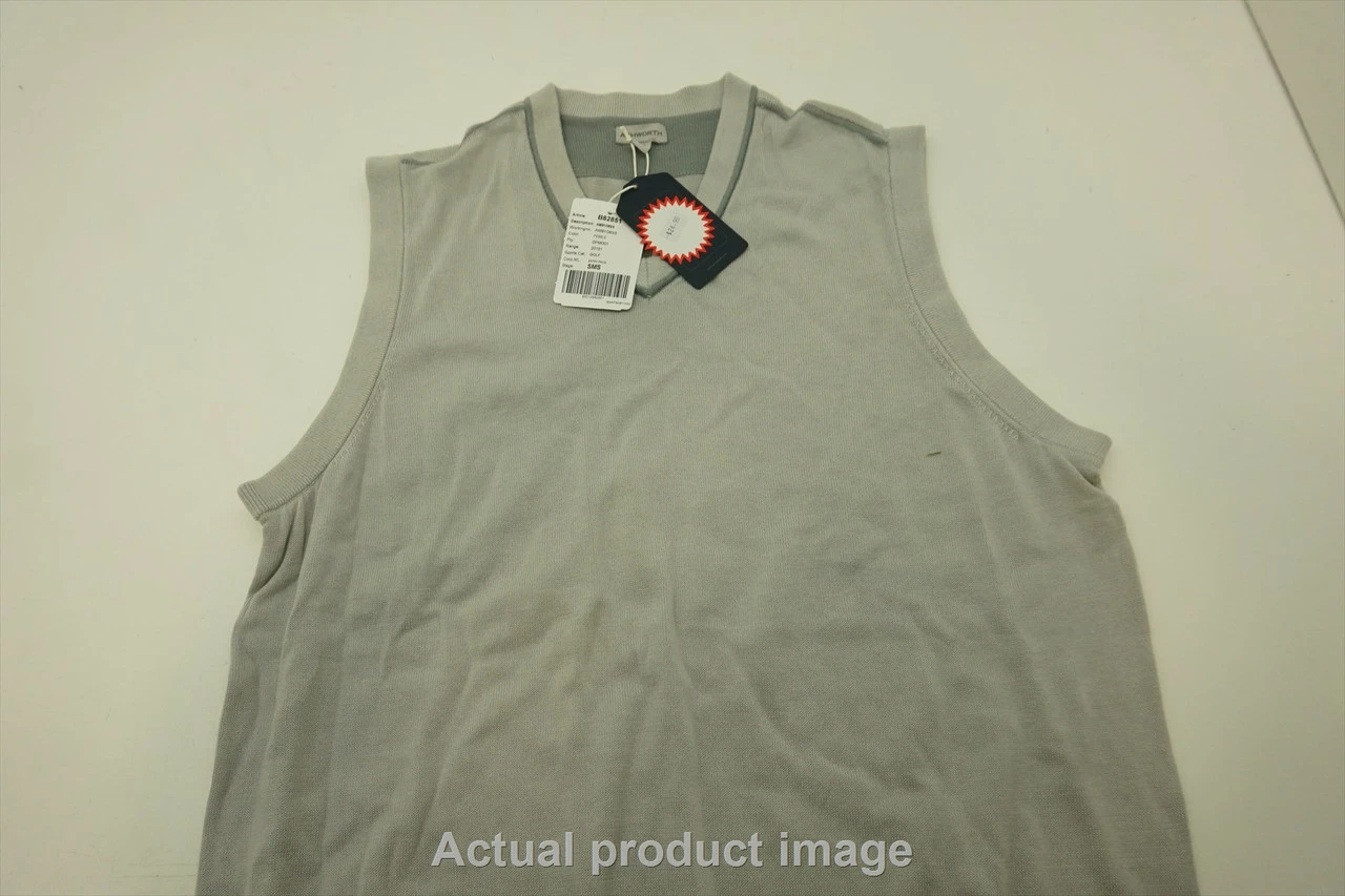 NEW Ashworth Golf Outerwear Pullover Mens Medium Grey Golf Outerwear' 201E