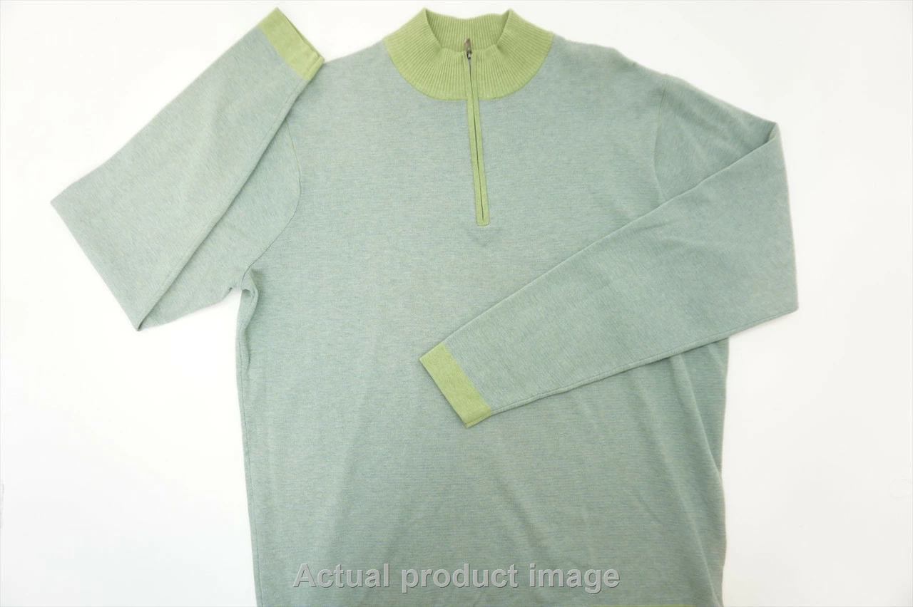 NEW Peter Millar Gastonia Mens Size Large MOJ 1/4 Zip Sweater 237a 00749586