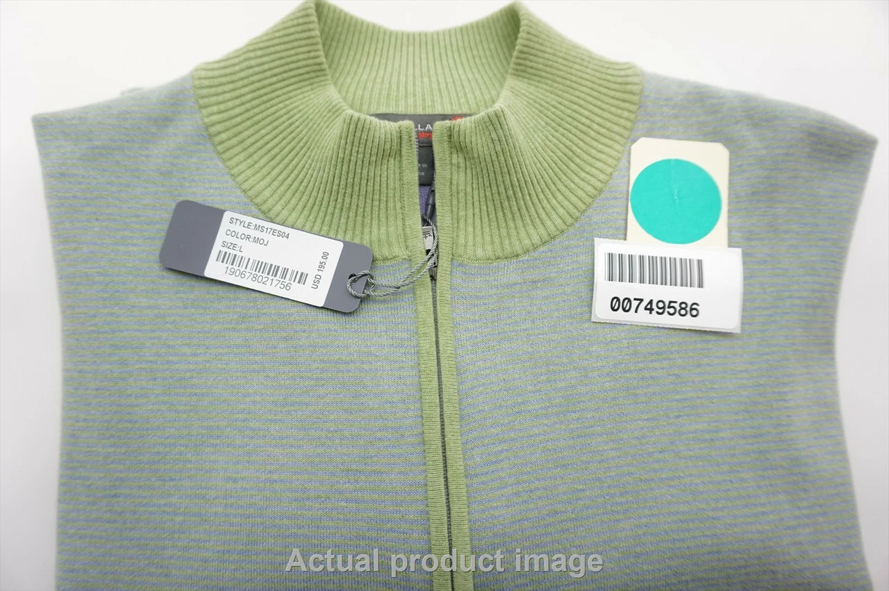 NEW Peter Millar Gastonia Mens Size Large MOJ 1/4 Zip Sweater 237a 00749586 - Image 5