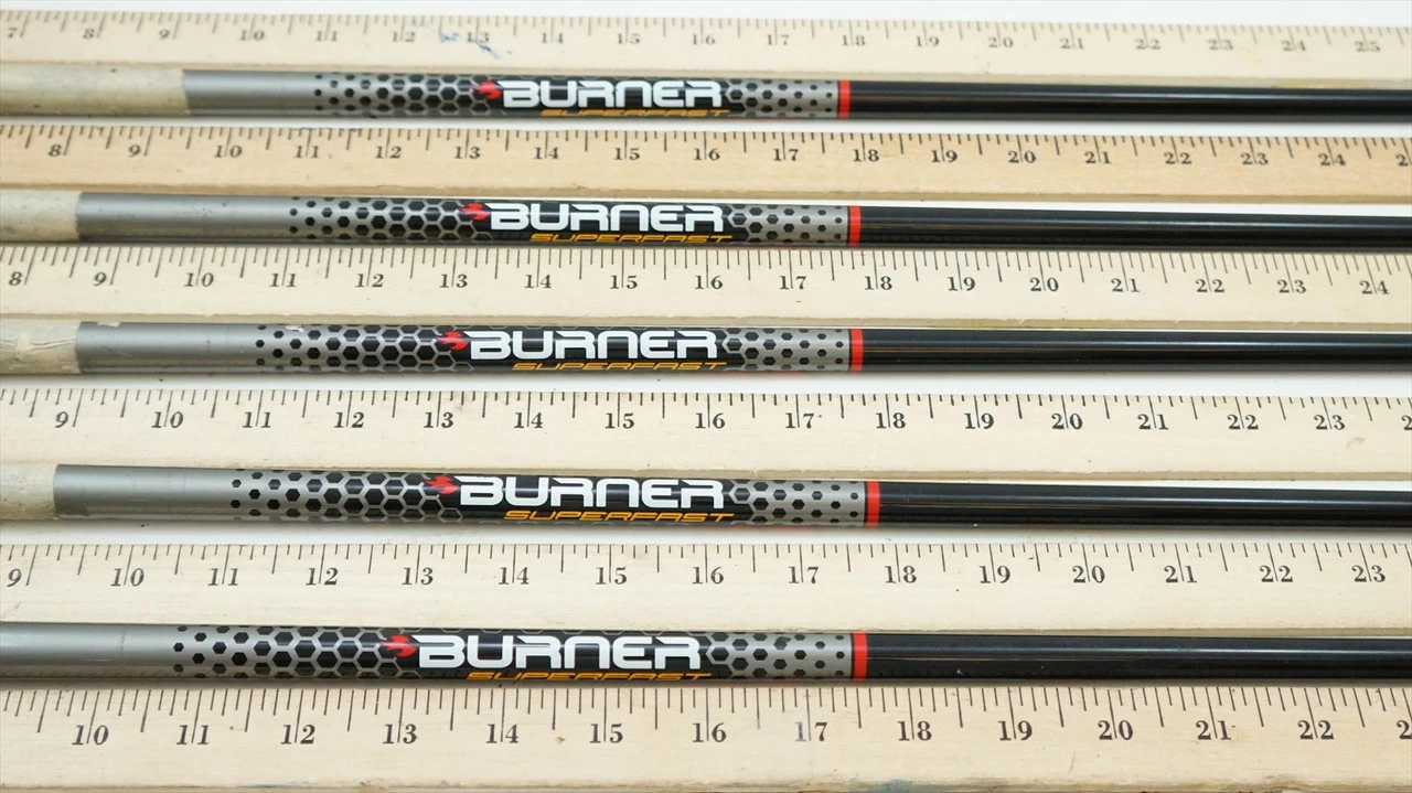 TAYLORMADE REAX 5PC SUPERFAST 60G REGULAR IRON SHAFT SET .370 34.5"-36" 798517