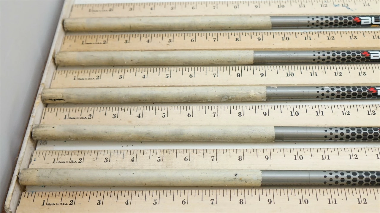 TAYLORMADE REAX 5PC SUPERFAST 60G REGULAR IRON SHAFT SET .370 34.5"-36" 798517 - Image 3