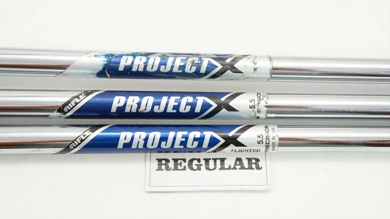 True Temper Blue Label 5.5 115G 34.25"-36.25" Iron Shaft Set Pulls .370 836420 - Image 4