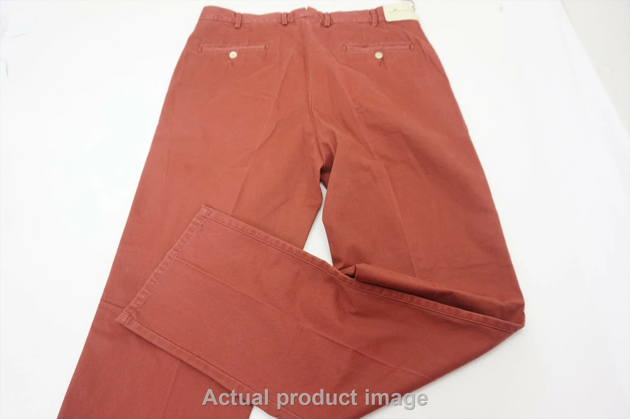 New Peter Millar Golf Classic Pants Mens Size 35 Brown Regular 472C 00856426 - Image 3