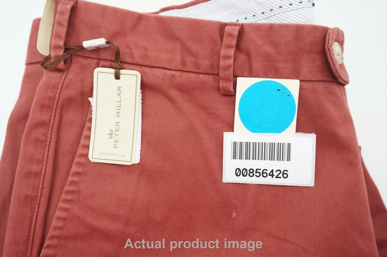 New Peter Millar Golf Classic Pants Mens Size 35 Brown Regular 472C 00856426 - Image 5