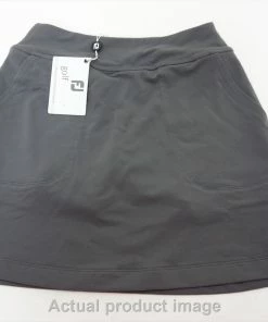 New FootJoy Golf Performance Knit Skort Womens Size X-Small Charcoal 473A 856444