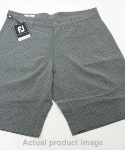 New FootJoy Lightweight Woven- Shorts Mens Size 30 Black 474A 00857255