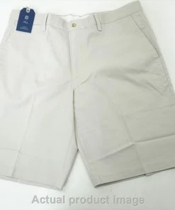 New FootJoy 1857 Sueded Cotton Twill Shorts Mens Size 36 Stone 487A 859850