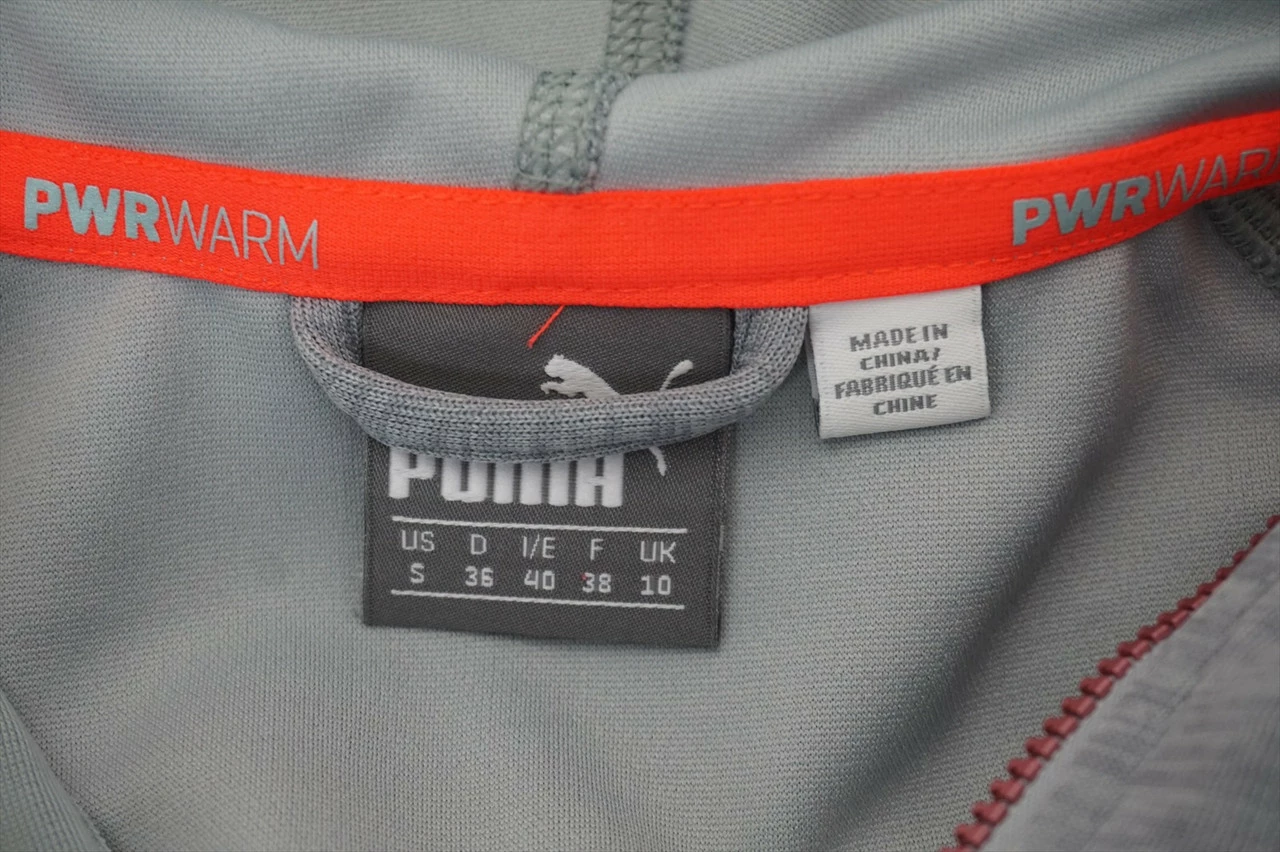 New Puma Golf PWRWARM Jacket Womens Size Small Grey Regular 511B 00869452 - Image 2