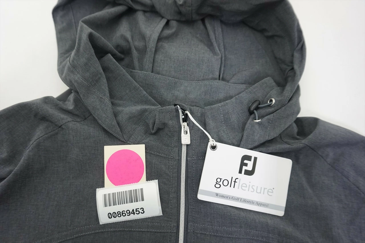 New FootJoy Stretch Woven+Knit Mid-Layer Jacket Womens Medium Charcoal 511B - Image 5