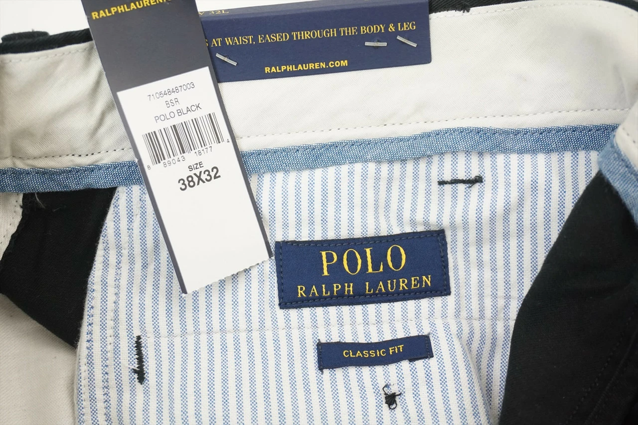 New Ralph Lauren Polo Golf Range Fit Pants Mens W38/L 32 Polo Black 526A 875772 - Image 2