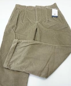 New Cutter & Buck Golf Corduroy Pants Mens Waist Size 36 W36/L Khaki 526A 00875774