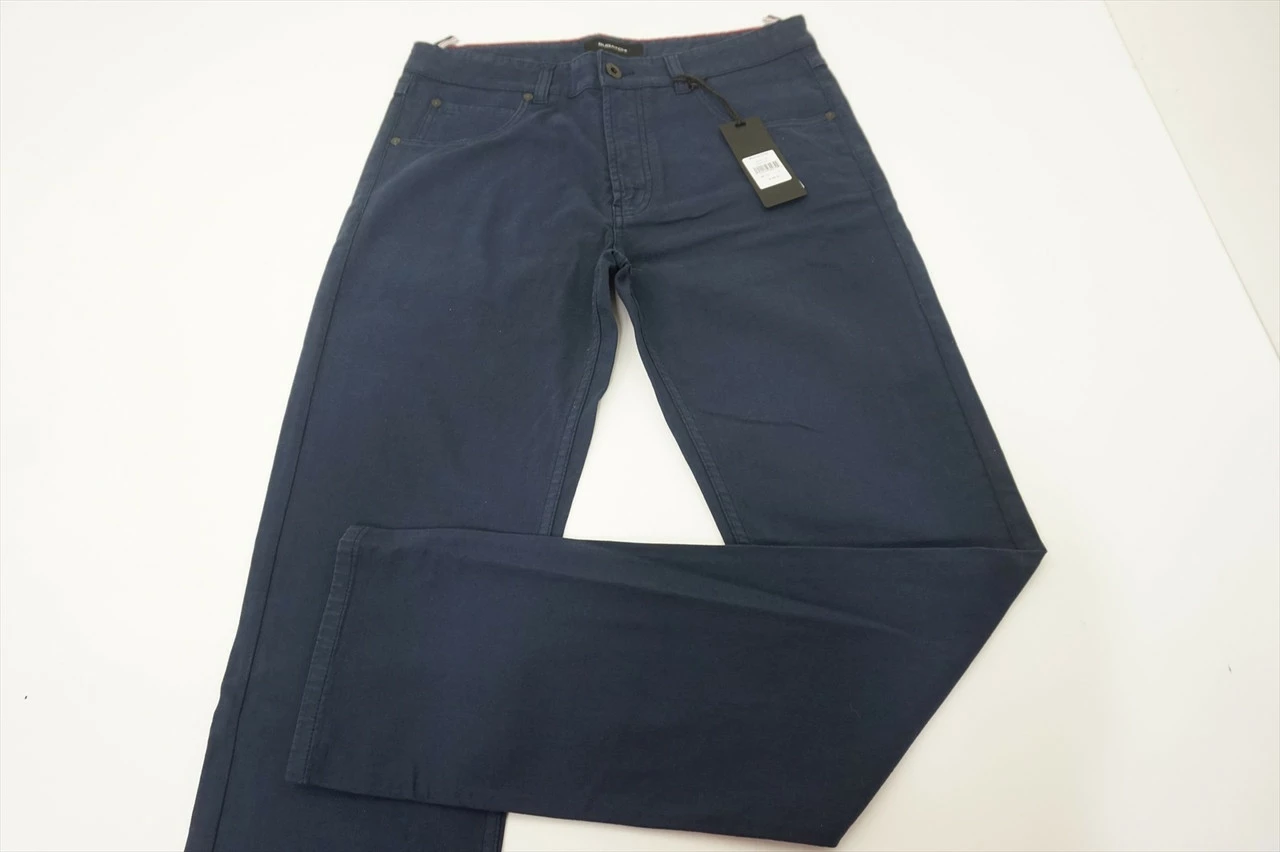 New Bugatchi Golf 5 Pocket Pants Mens Size 33 32 Midnight 527A 00875808