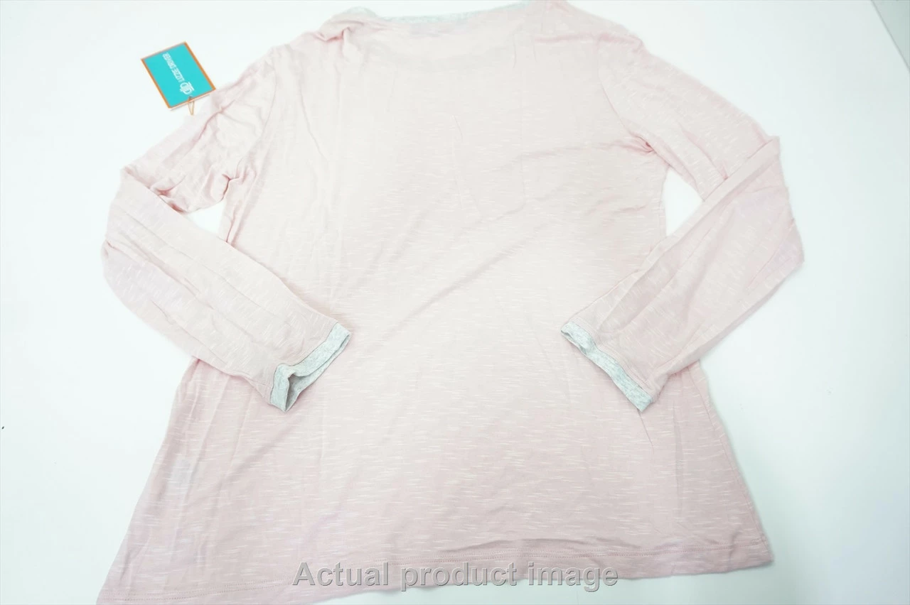 New Lizzie Drive Getaway Sweater Womens Large Light Pink Crewneck 531A 876686 - Image 3