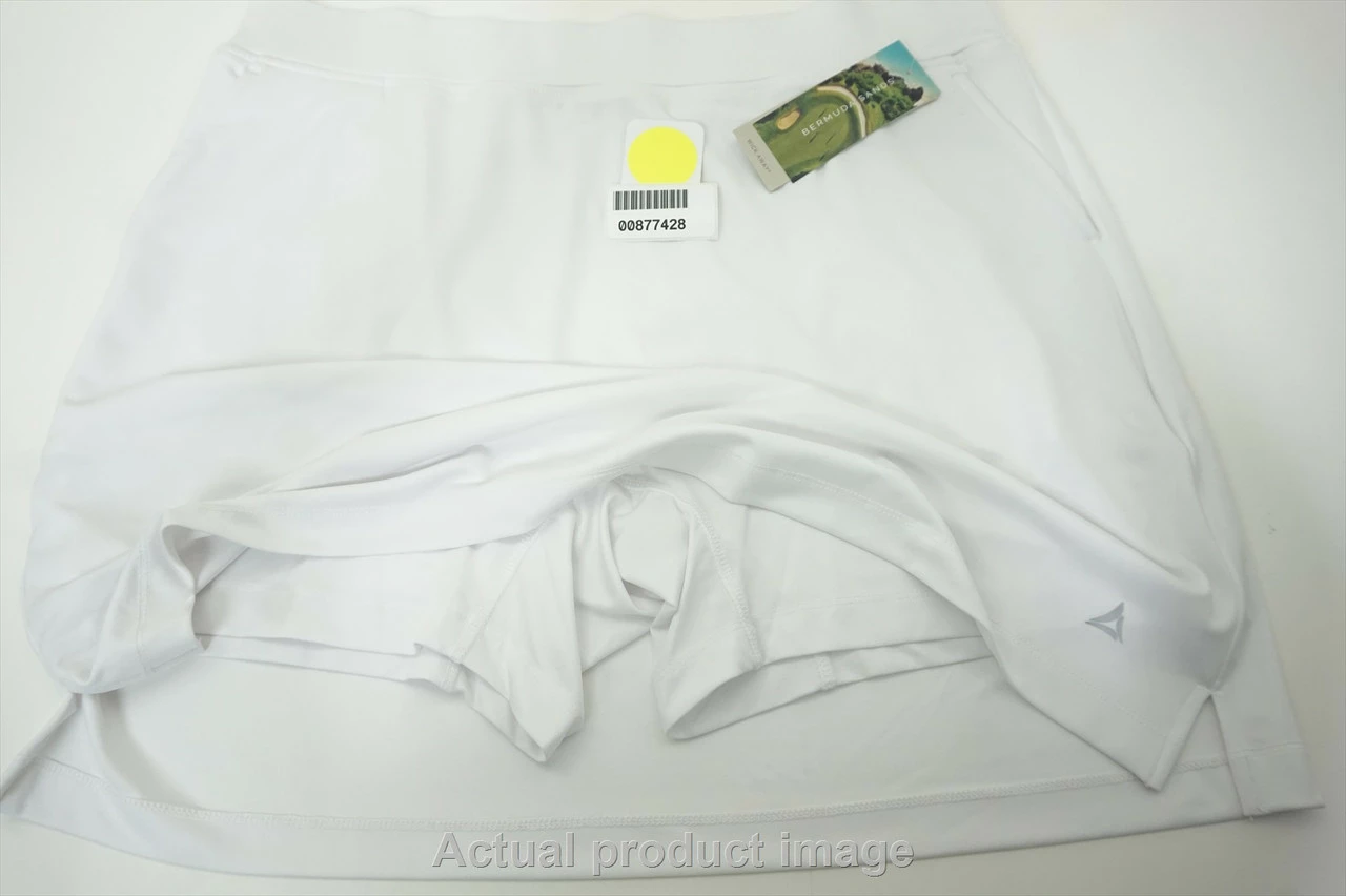 New Bermuda Sands Golf W/ Short Skort Womens Size XL White 532A 00877428 - Image 5