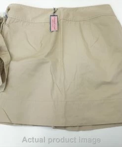 New Vineyard Vines Golf Harvest Tan Skirt Womens Size 10 Khaki Regular 533A