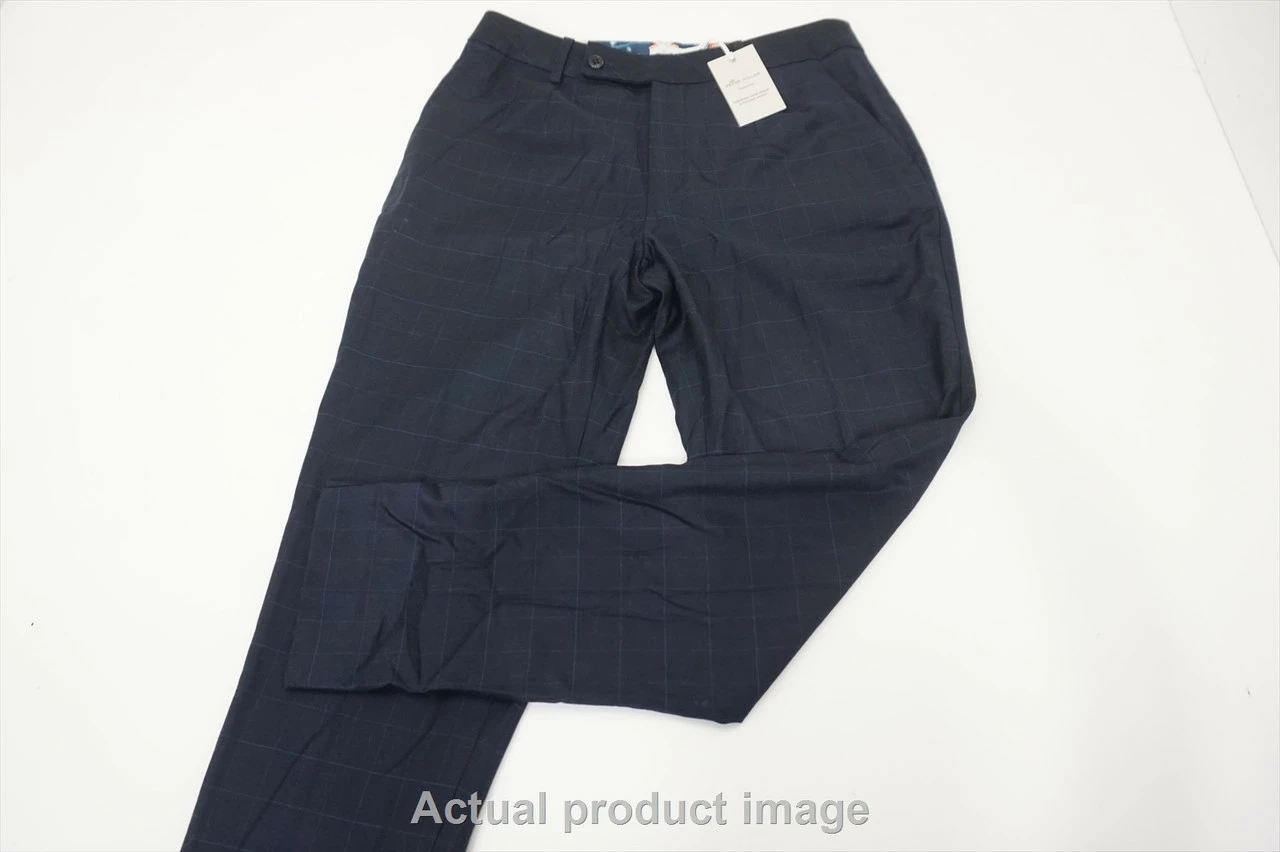 New Peter Millar Golf Wool Pants Womens Size 4 Navy Regular 533A
