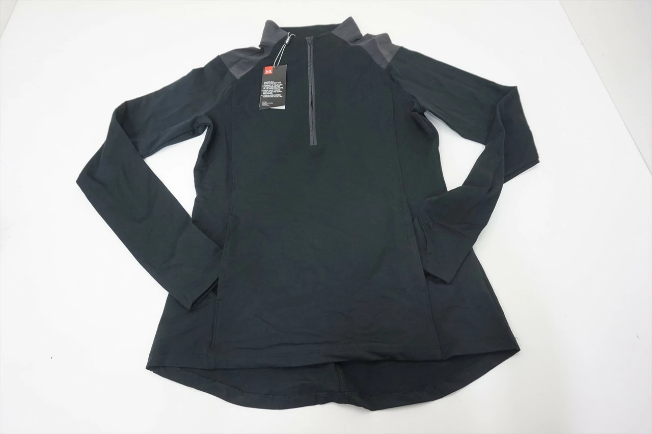 NEW Under Armour Golf Half Zip Pullover Womens Size Medium Black 546A 00887618