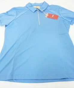 NEW Sport Haley Golf Classics Polo Womens Size Medium Sky 547A 00888184