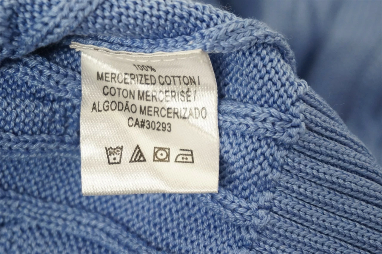 NEW Fairway & Greene Golf V-Neck Sweater Womens Size Medium Sky 555A 00893347 - Image 4