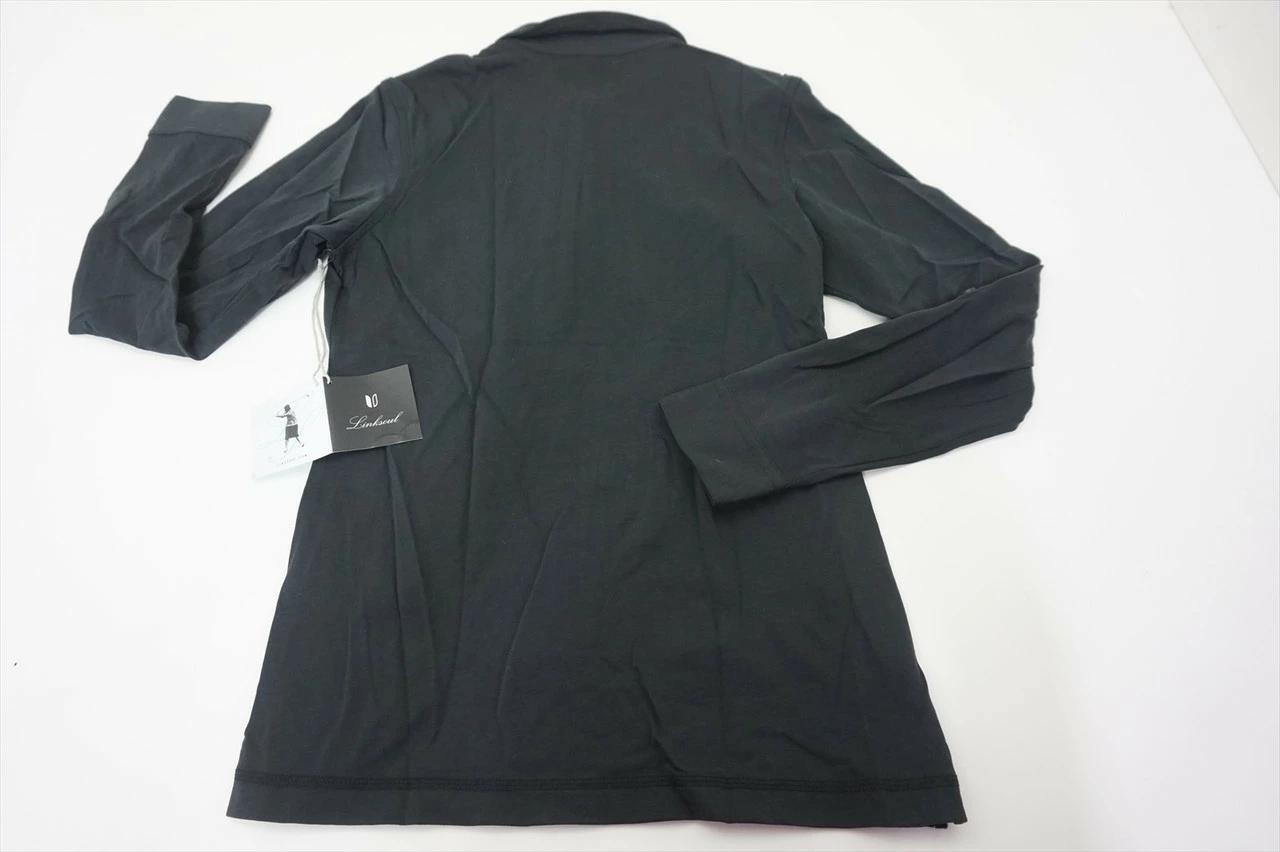 NEW Linksoul Golf Roll Up Long Sleeve Polo Womens Size Small Black 558A 00894427 - Image 3