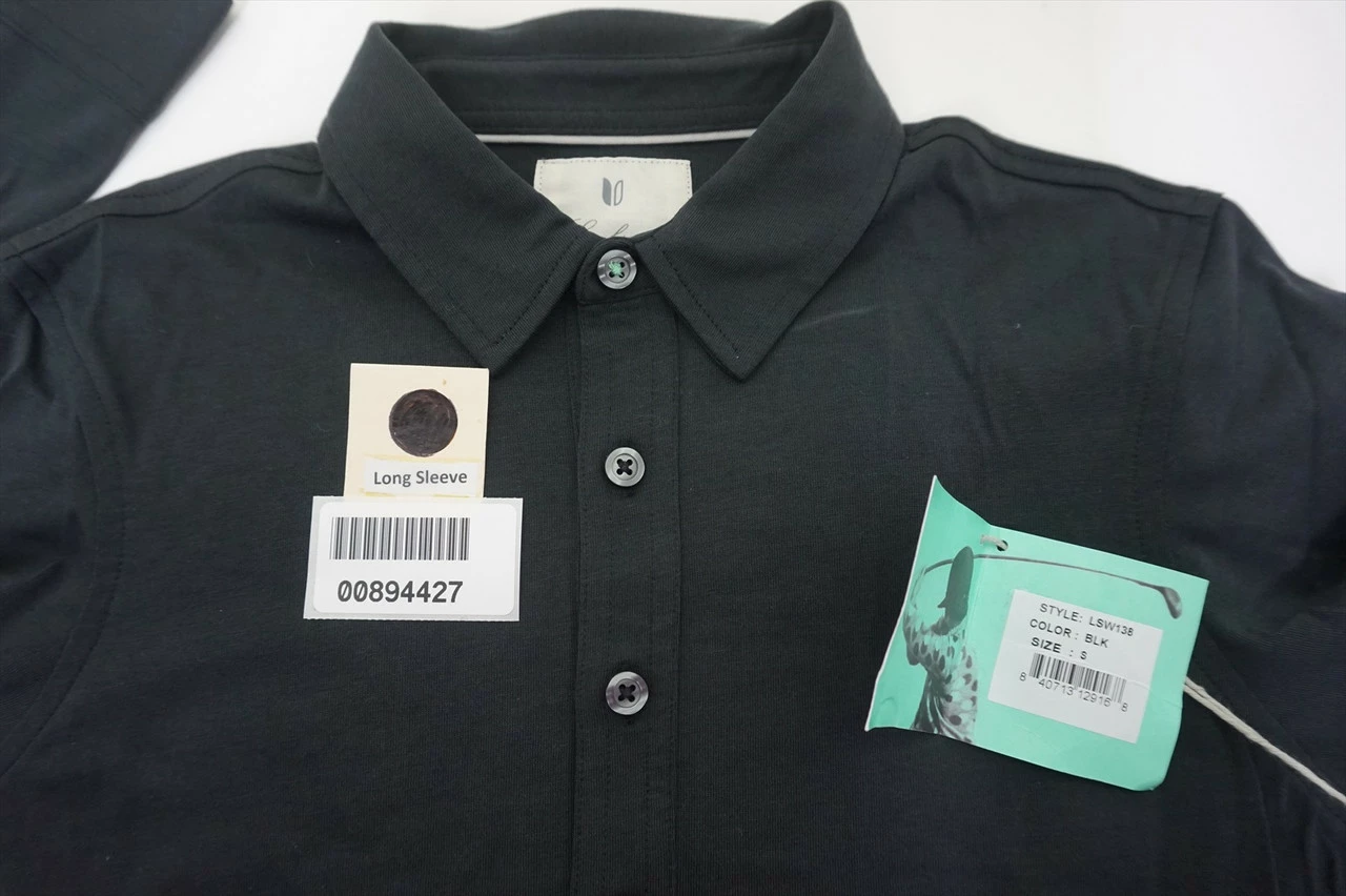 NEW Linksoul Golf Roll Up Long Sleeve Polo Womens Size Small Black 558A 00894427 - Image 5