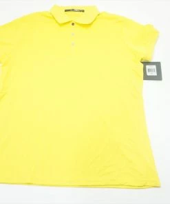 NEW Ralph Lauren RLX Classic Polo Womens Size Large Optic Yellow 580B 00908104