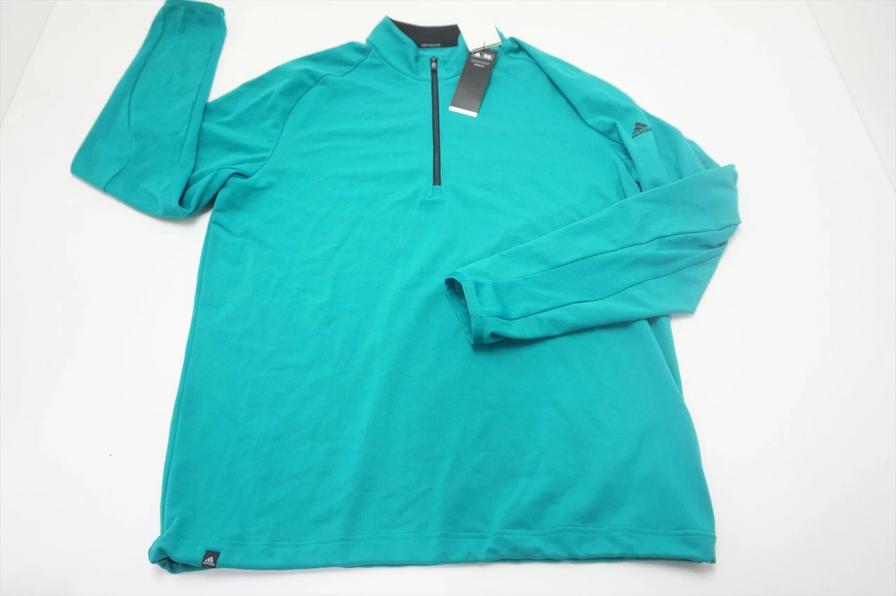 NEW Adidas Golf Climacool Pullover Mens Size Medium Green 583A 908535