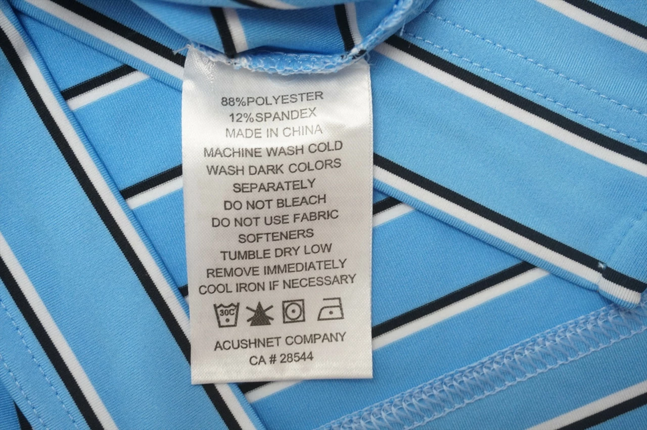 NEW FootJoy Golf PD Strch LSL STRP Polo Mens Size Large RFBLBKWH 583C 00909027 - Image 4