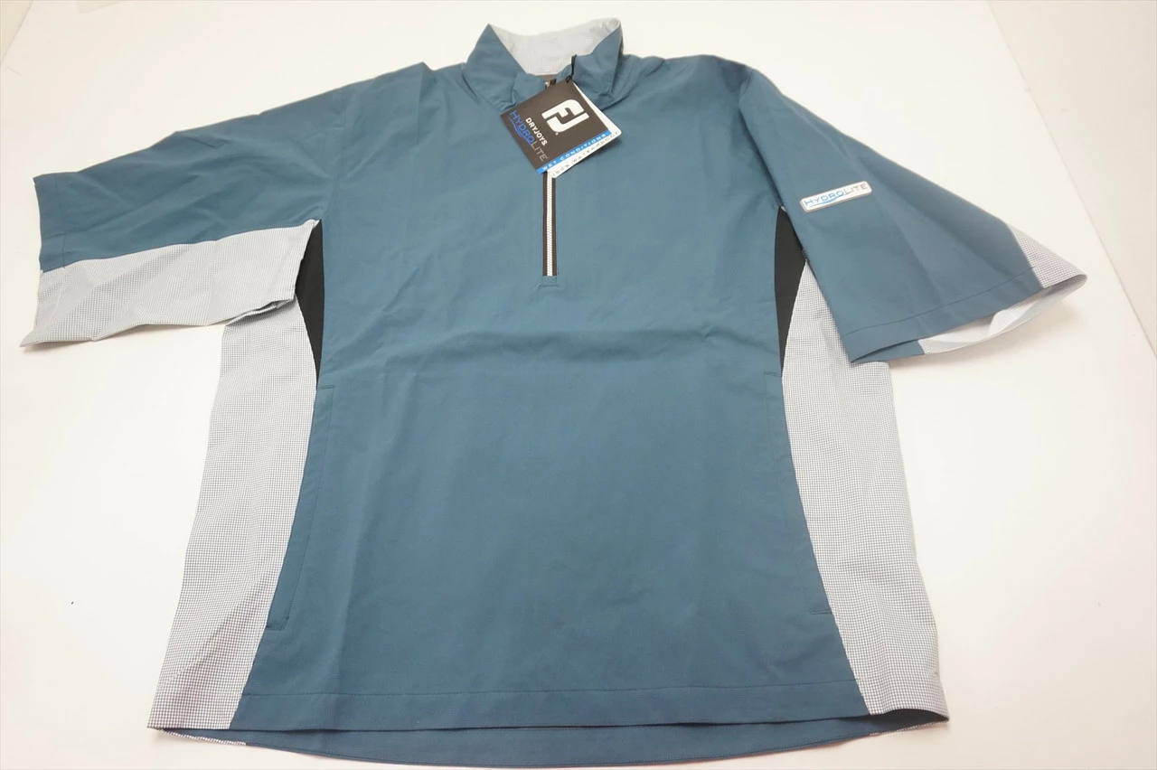 FootJoy Hydrolite SS Rain Rain Jacket Mens Medium Petrol Blue/White 586A 909827