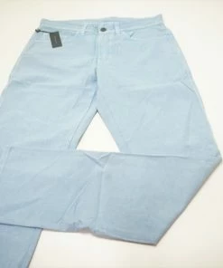 Turtleson Bristol Brushed Twill Hybrid 5-Pocket Pants Mens Size 32 Sky 623A