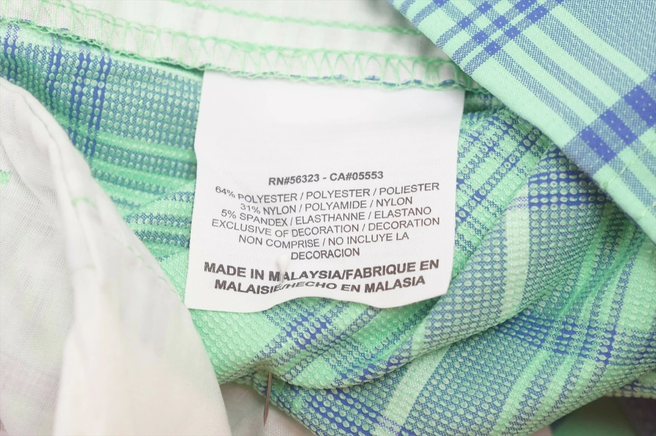 NEW Nike Golf Dri-Fit Shorts Boys Size Large Green/Blue Regular 635B 00934776 - Image 4