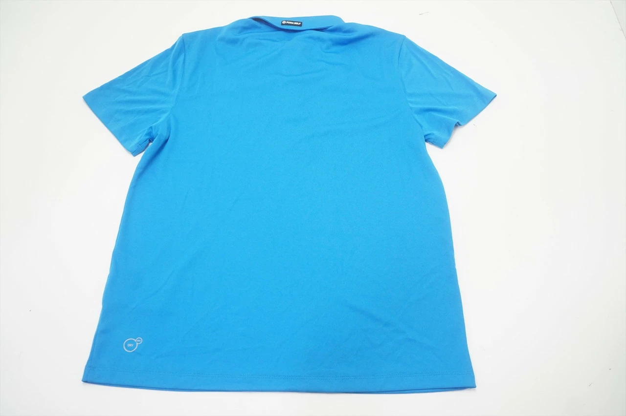 NEW Puma Golf Ess Pounce Jr Polo Boys Size Large 11-12Y French Blue 637B 935438 - Image 3