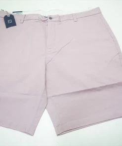 FootJoy 1857 Golf Sueded Cotton Twill Shorts Mens Waist 42 Dusty Lilac 638A