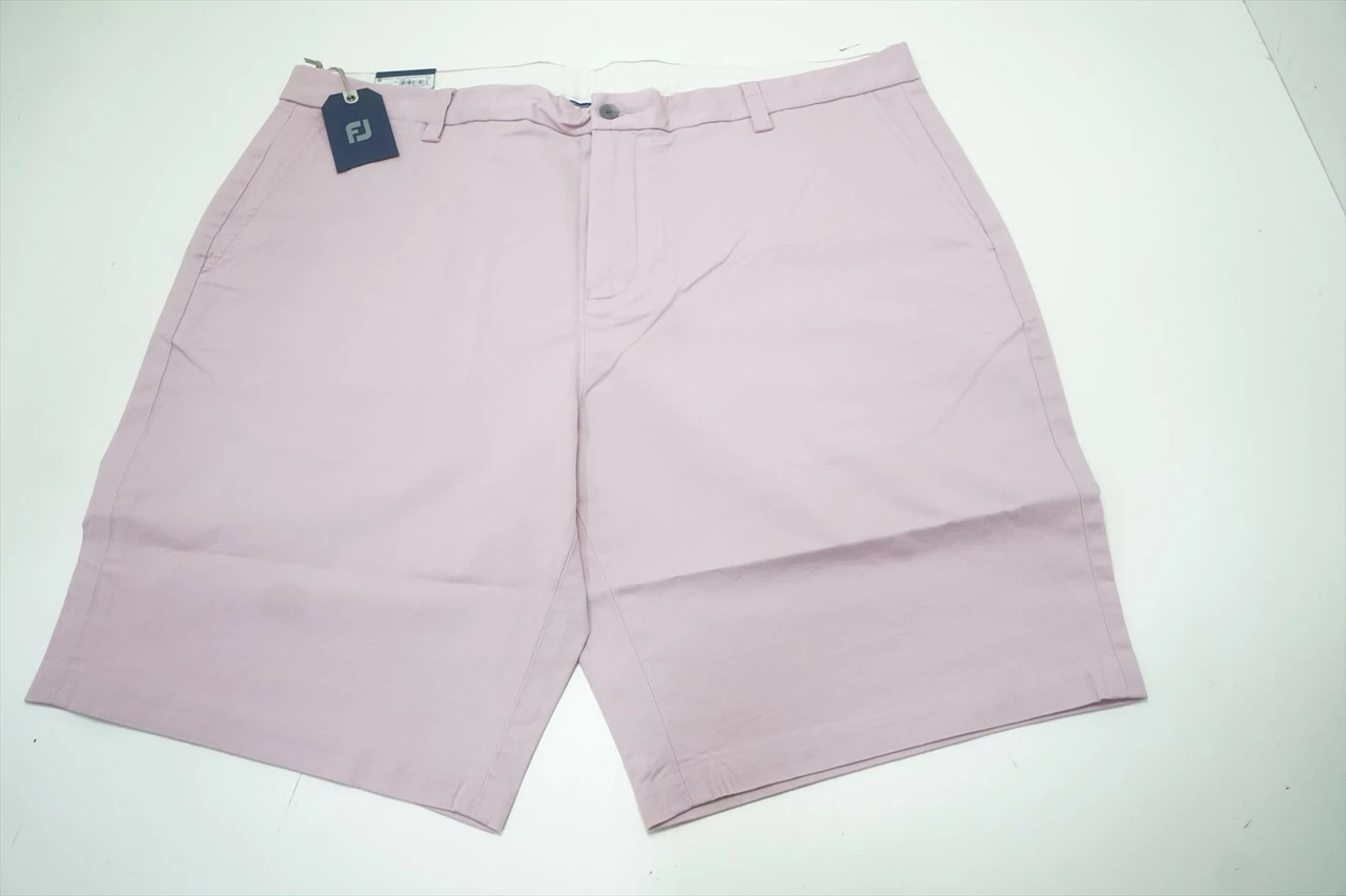 FootJoy 1857 Golf Sueded Cotton Twill Shorts Mens Waist 42 Dusty Lilac 638A