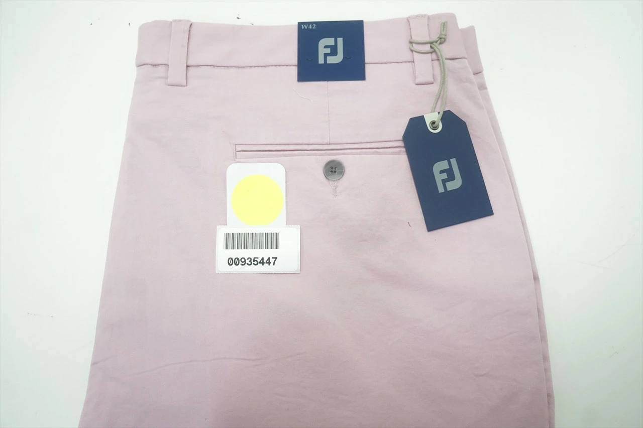 FootJoy 1857 Golf Sueded Cotton Twill Shorts Mens Waist 42 Dusty Lilac 638A - Image 5