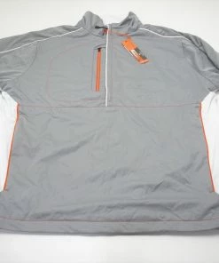 NEW Antigua Golf Chill2 Pullover Mens Size Large 527/SLV/WHI/MEL 639A 00936103