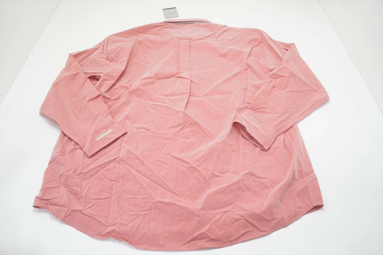 NEW Greg Norman Golf With Logo Button Down Mens Size XXL Pink 640B 00936159 - Image 3