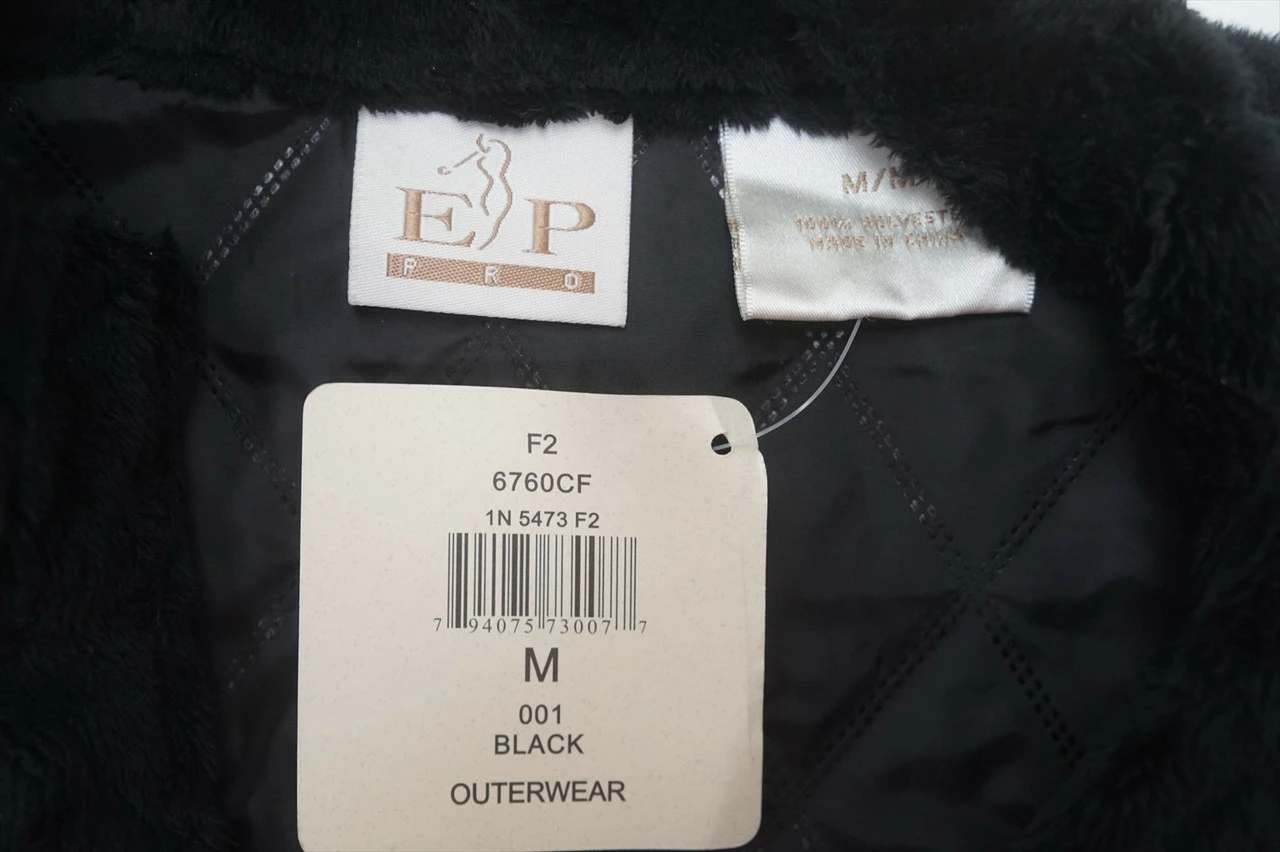 NEW EP Pro Golf Classic Vest Womens Size Medium Black Regular 645A 00938483 - Image 2