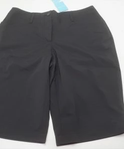 NEW Nivo Sport Golf Classic Shorts Womens Size 6 Black Regular 645B 00938508