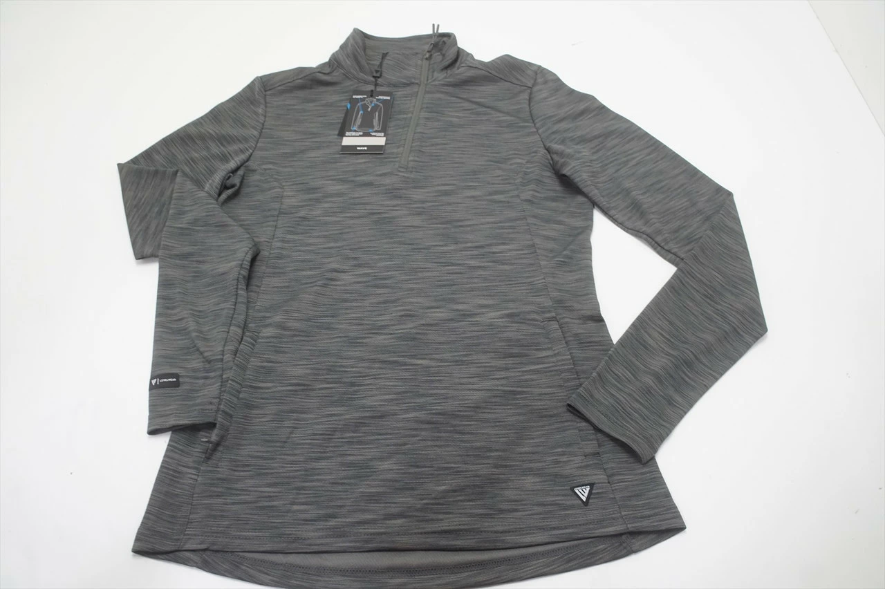 NEW Level Wear Golf Wave Pullover Womens Size Small Charcoal 648A 00939464