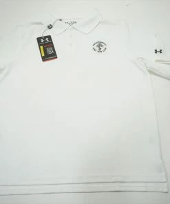 NEW Under Armour Golf Loose Polo Boys Size XL White Regular 655B 00943989