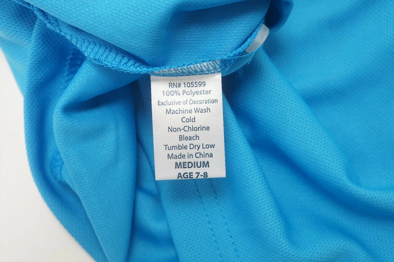 NEW Garb Golf Classic Polo Boys Size Medium 7-8Y Blue Regular 655B 00944001 - Image 4