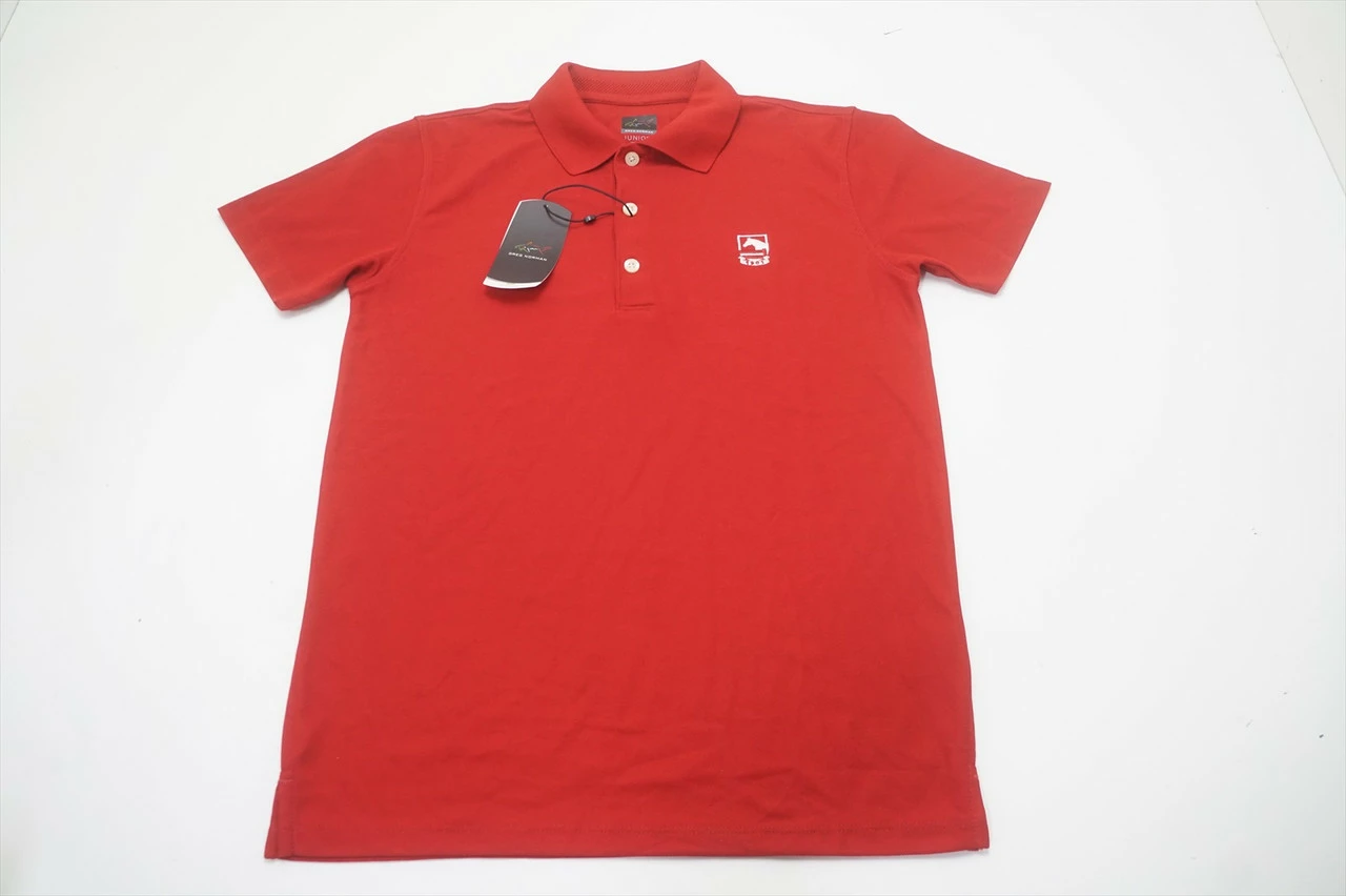 NEW Greg Norman Golf With Logo Polo Boys Size Medium 10-12Y CRD 655B 00944007