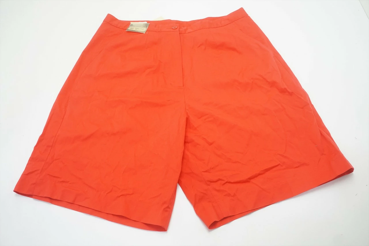 NEW Monterey Golf Classic Shorts Mens Size 12 Orange Regular 656A 00944548