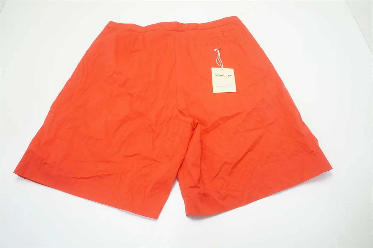 NEW Monterey Golf Classic Shorts Mens Size 12 Orange Regular 656A 00944548 - Image 3