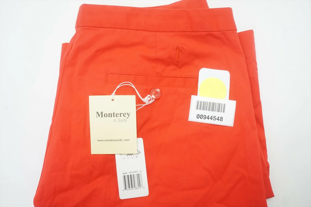 NEW Monterey Golf Classic Shorts Mens Size 12 Orange Regular 656A 00944548 - Image 5
