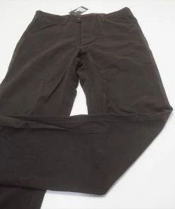 NEW Newman Golf Essentials Pants Mens Size 36 Dark Brown Regular 656A 00944552