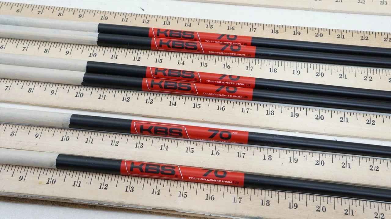 Kbs Tgi Tour Graphite 70 R 70G Regular 34"-36." 6pc Iron Shaft Set .370 947079