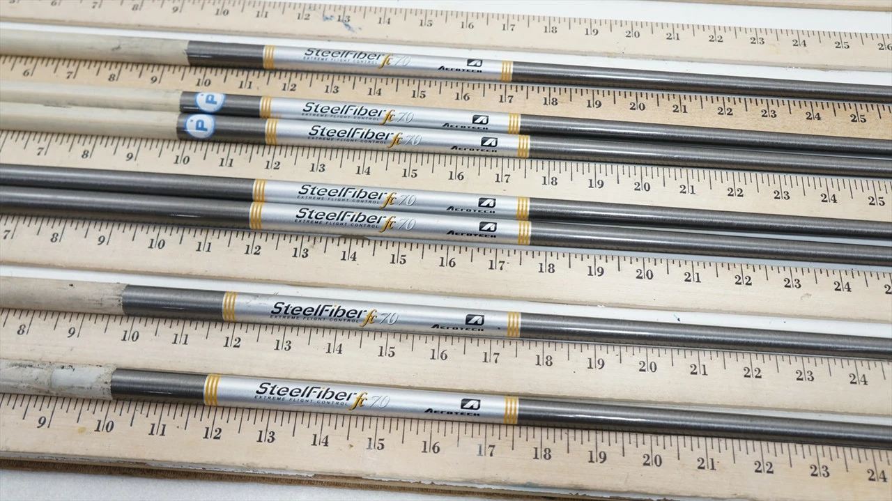 Aerotech Steelfiber Fc70 F3 Pure Regular 33.25"-35.5" Iron Shaft Set .370 948798