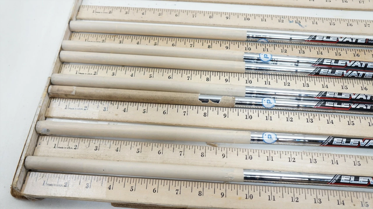 True Temper Elevate Tour Pure X-STIFF 34.25-37.5" 7pc Iron Shaft Set .355 949912 - Image 2